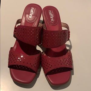 Umberto Raffini heels worn once 2in heel